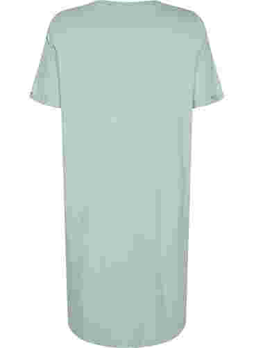 Nachthemd aus Baumwolle mit Print, Green Milieu w. Day, Packshot image number 1