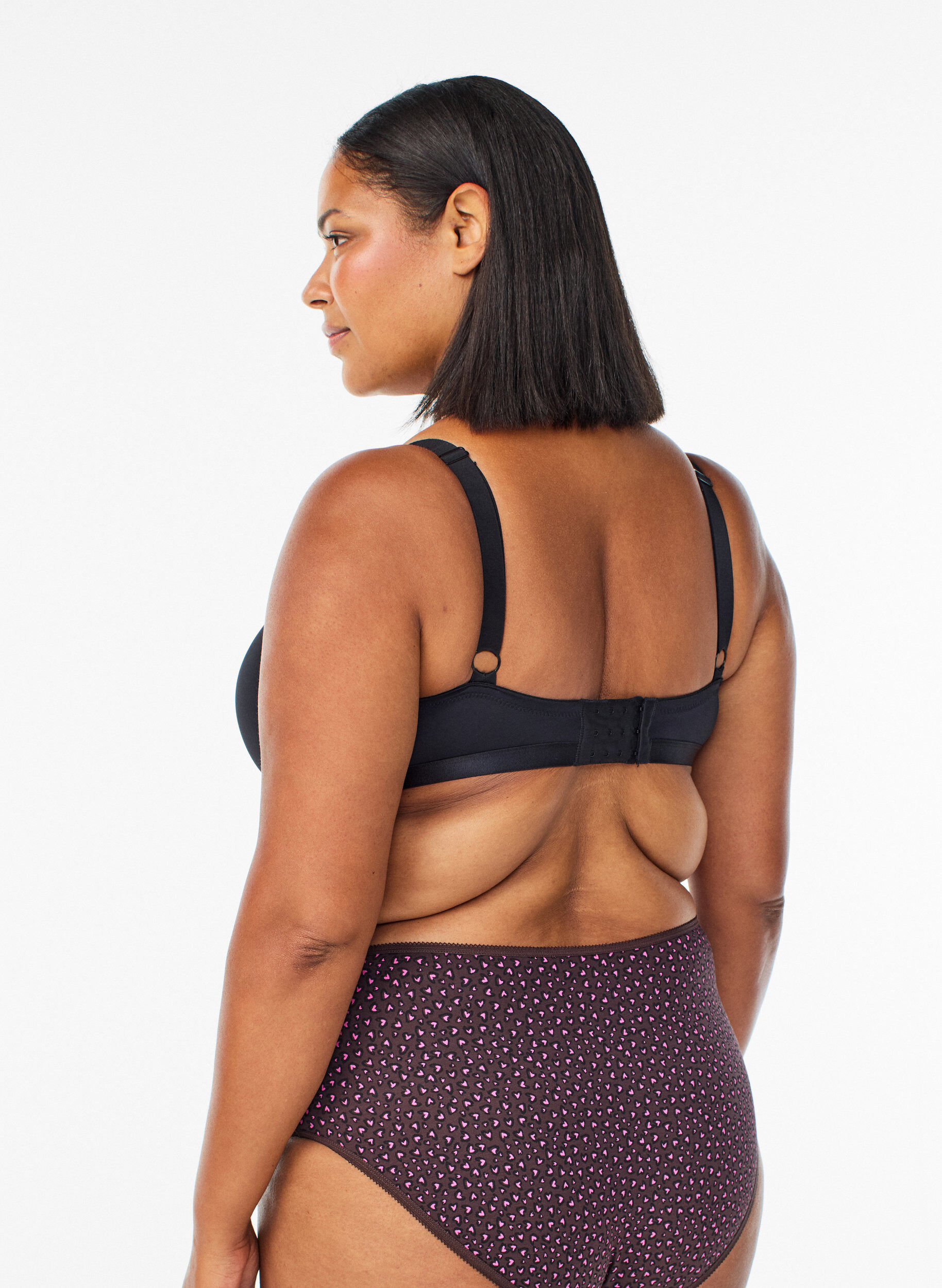 Zizzi 7er-Pack Slips mit normaler Leibh&ouml;he, Pink, Model image number 1