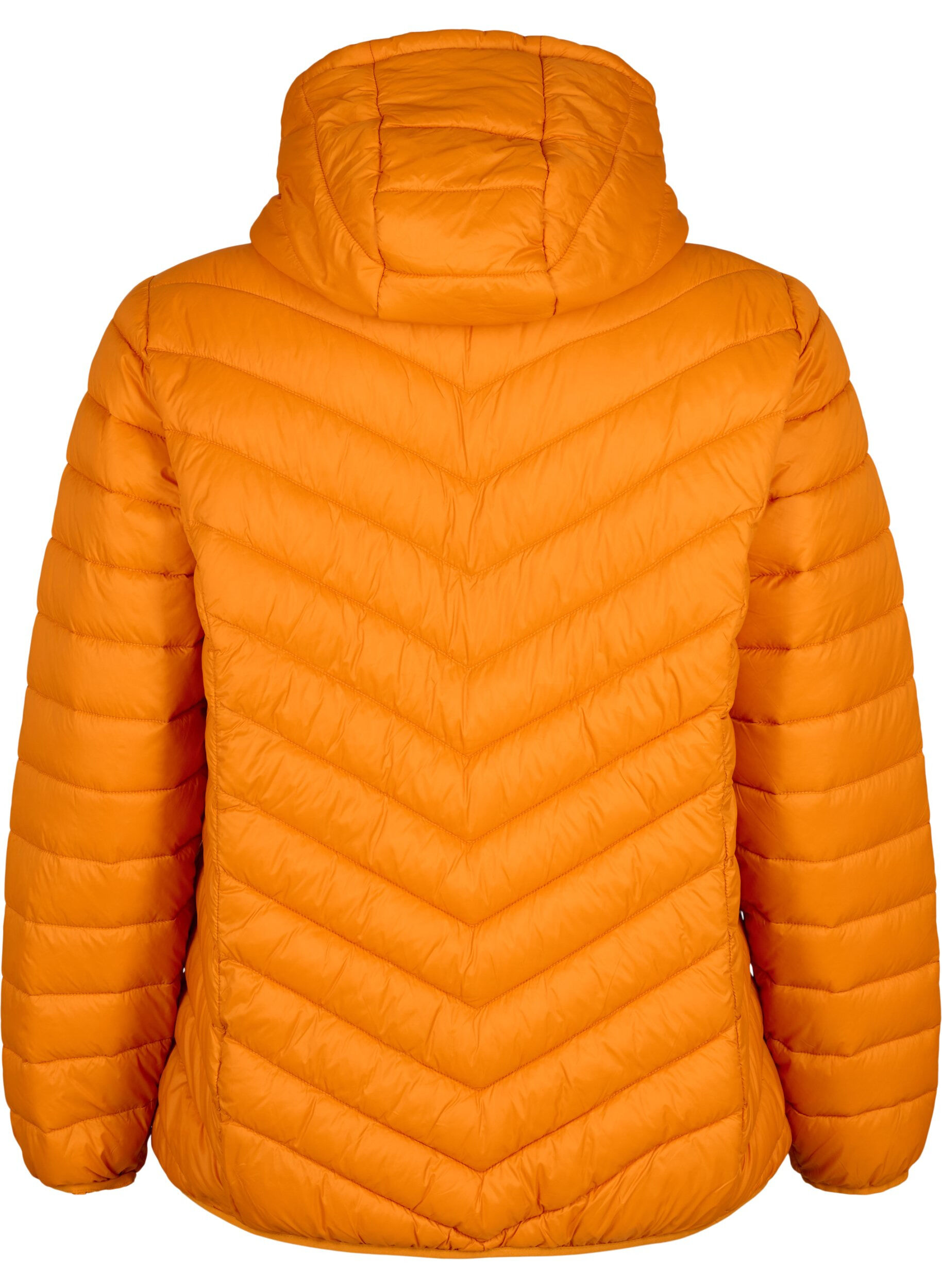 Zizzi Leichte Jacke mit Kapuze, Orange, Packshot image number 1