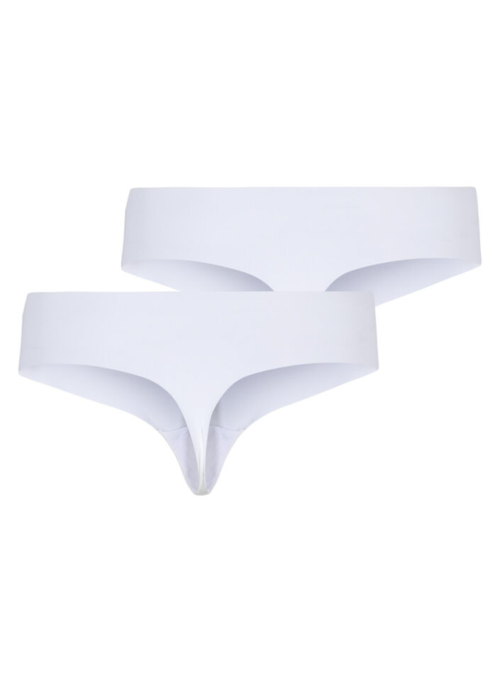 2er-Pack invisible G-String , Weiß, Packshot image number 1