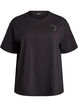 Sportliches T-Shirt aus Bio-Baumwolle, Schwarz, Packshot image number 0