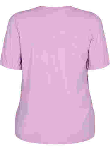 T-Shirt aus Baumwolle mit 2/4-Ärmeln, Lupine, Packshot image number 1