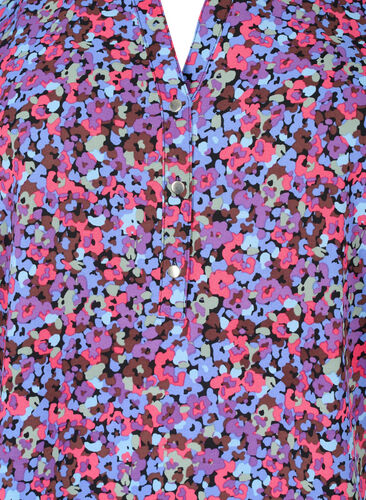 Bluse mit 3/4 Ärmeln und Druck, Ditsy Flower, Packshot image number 2