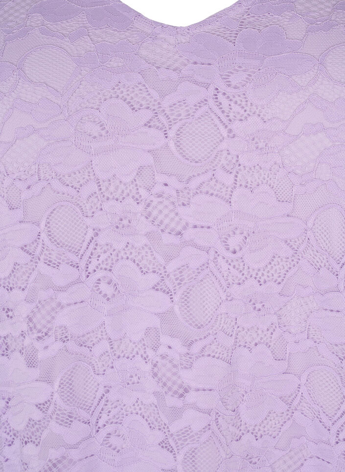 Spitzenkleid mit 3/4-Ärmeln, Lavendula, Packshot image number 2