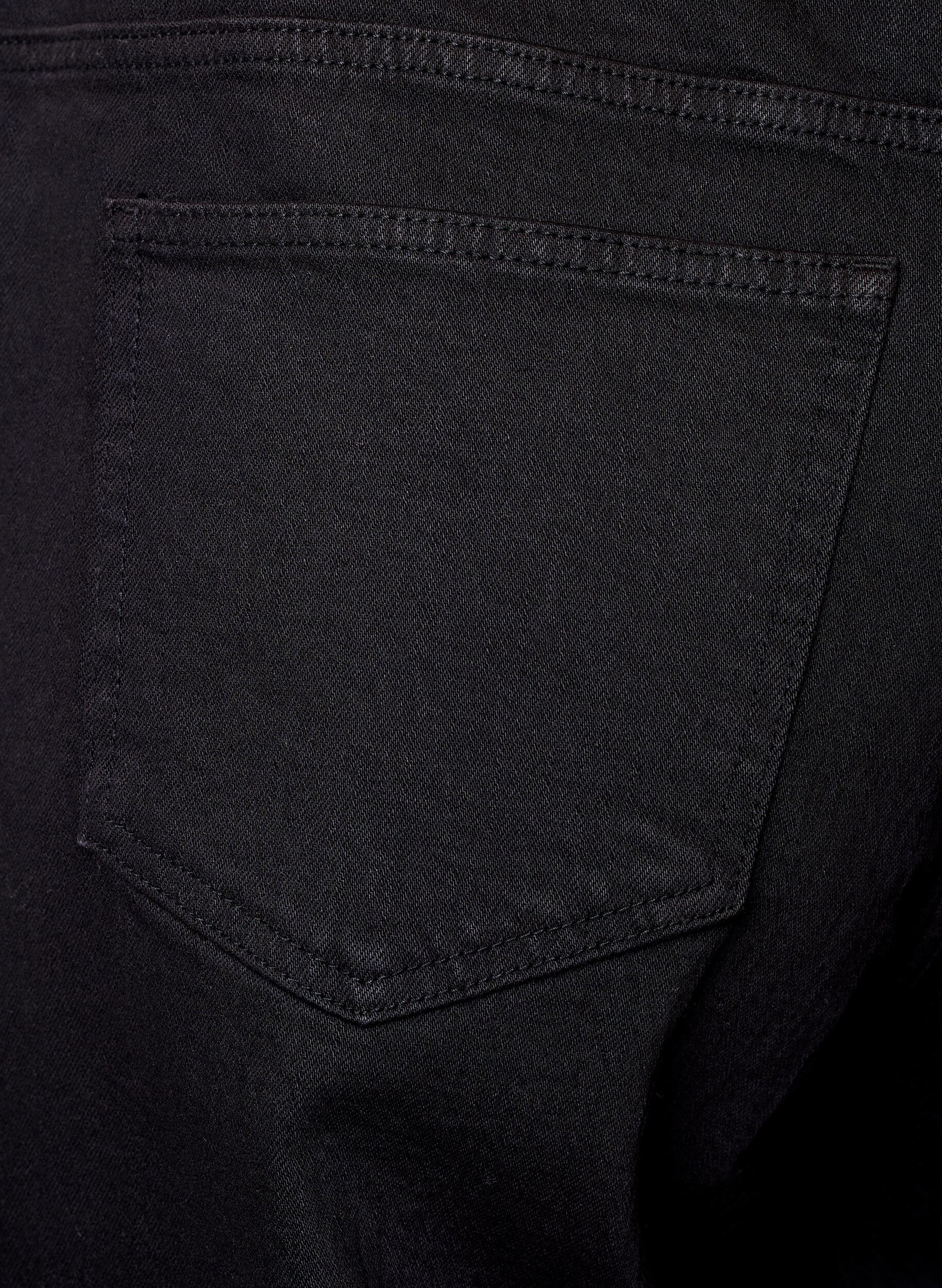 ZizziJeans mit weitem Bein und hohem Bund, Schwarz, Packshot image number 2