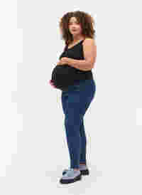 Schwangerschafts-Jeggings mit Taschen hinten, Dark blue, Model