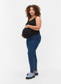 Schwangerschafts-Jeggings mit Taschen hinten, Dark blue, Model