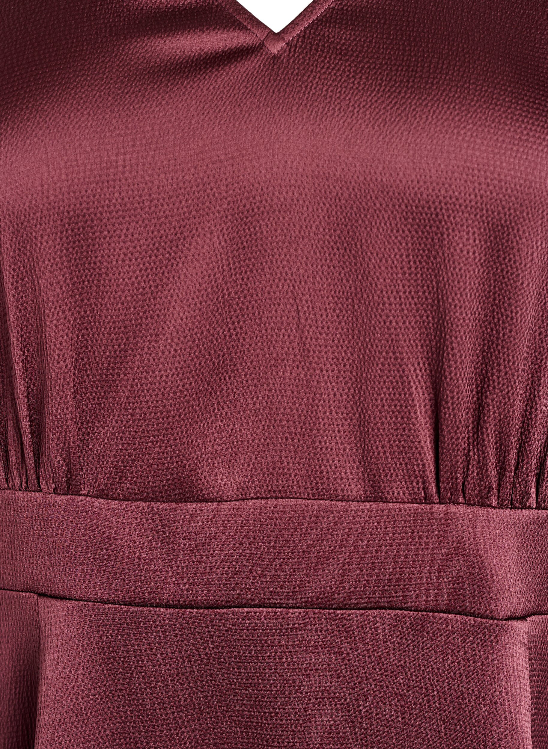 ZizziEmpire-Partykleid in Midil&auml;nge, Dunkles Bordeaux, Packshot image number 2