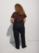 T-Shirt aus Baumwolle mit Frontprint, Braun, Model image number 2