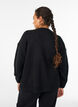 Strickjacke mit Rei&szlig;verschluss, Schwarz, Model image number 2