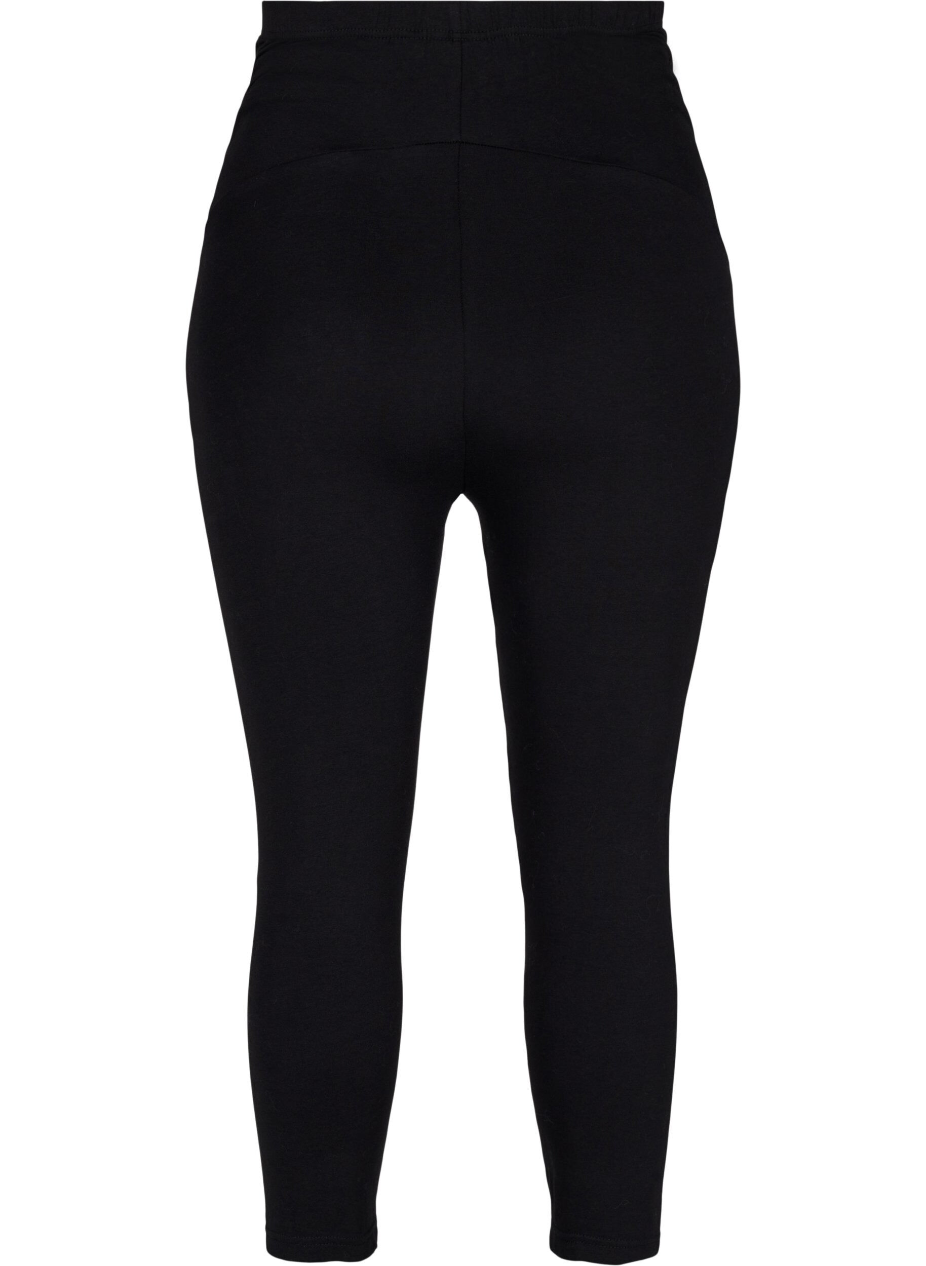 Zizzi Schwangerschaftsleggings mit 3/4 L&auml;nge, Black, Packshot image number 1