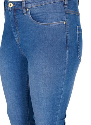 Hochtaillierte Bea-Jeans mit Super Slim Fit, Light blue, Packshot image number 2
