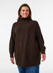 Locker gestrickter Pullover mit Rollkragen, Braun, Model image number 0
