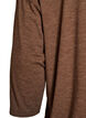 Bluse aus Jersey mit 3/4-&Auml;rmeln, Braun, Packshot image number 3