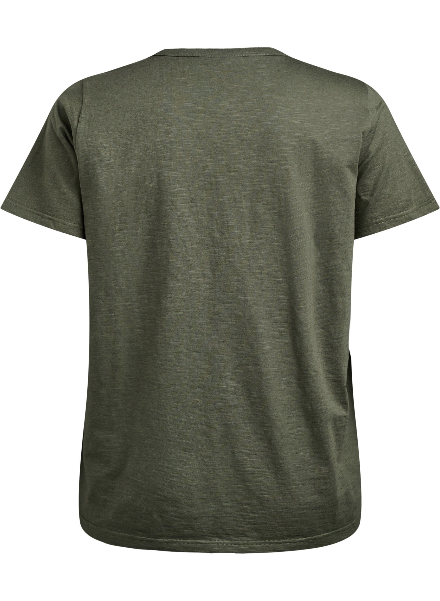 ZizziT-Shirt mit Knopfleiste, Gr&uuml;n, Packshot image number 1