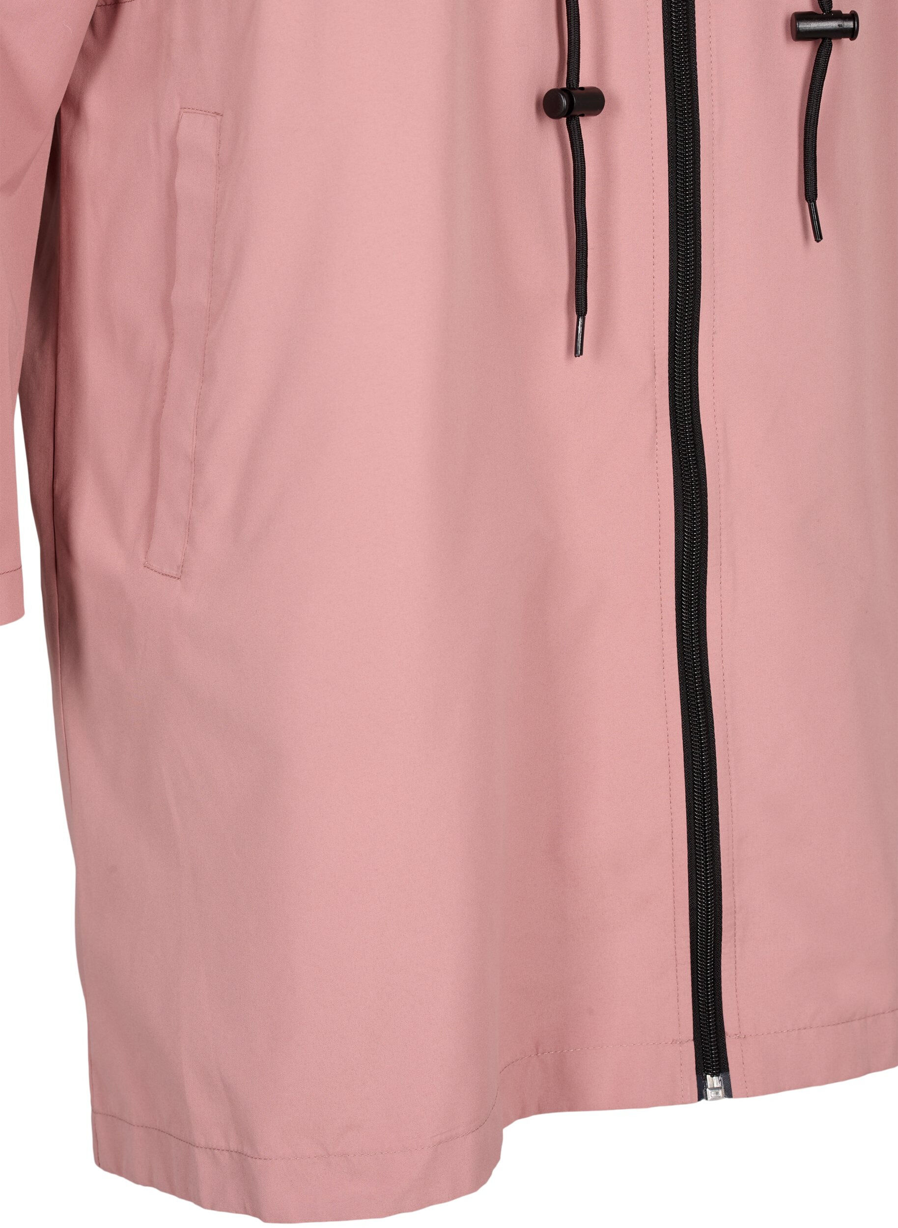 Zizzi FLASH - Wasserabweisender Parka mit Kapuze, Ash Rose, Packshot image number 3
