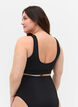Bikini-Top mit Rundhalsausschnitt, Black, Model image number 1