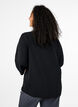 Bluse mit 3/4-&Auml;rmeln, Schwarz, Model image number 2