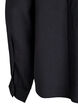 Hemdbluse mit Knopfdetail am Rücken, Schwarz, Packshot image number 3