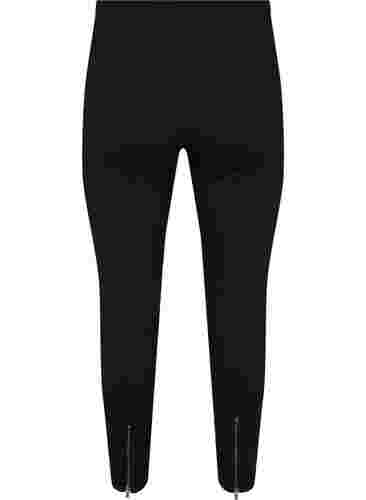 Leggings mit Reißverschluss, Black, Packshot image number 1