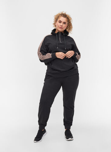 Lockere Sweatpants mit Taschen, Black, Model image number 0