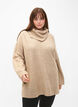 Melange-Strickpullover mit Rollkragen, Simply Taupe Mel., Model image number 0