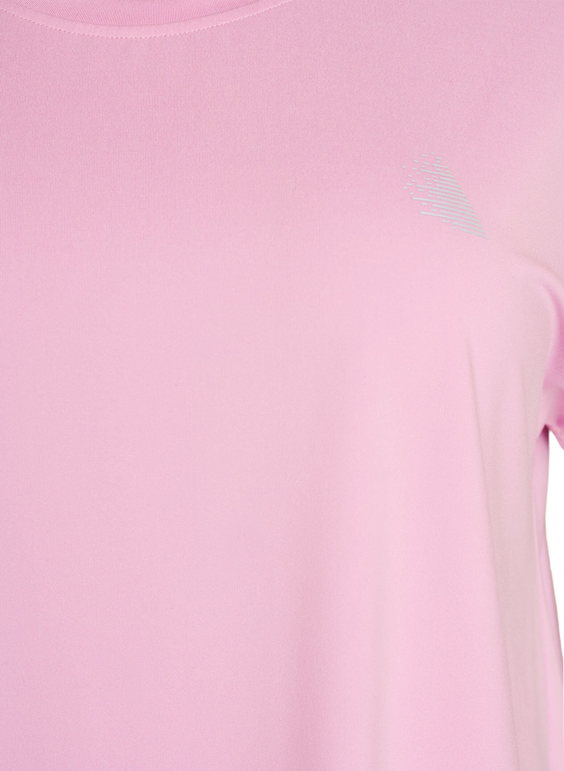 ZizziEinfarbiges Trainings-T-Shirt, Pink, Packshot image number 2