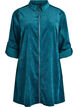 Cordkleid mit Rei&szlig;verschluss und 3/4-&Auml;rmeln, Gr&uuml;n, Packshot image number 0