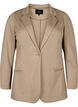 Schlichter Blazer mit Knopfverschluss, Beige, Packshot image number 0