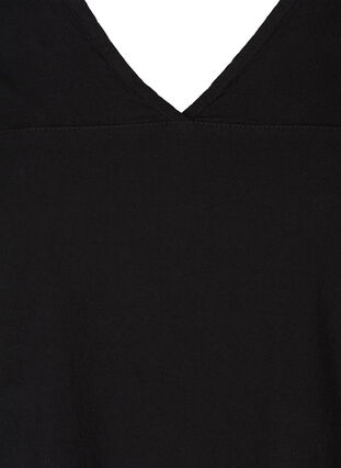 Kurzarm Kleid, Black, Packshot image number 2