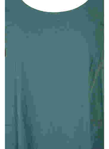Kurzarm Kleid aus Baumwolle, Sea Pine, Packshot image number 2