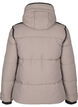 Kurze Steppjacke mit Kontrastdetails, Beige, Packshot image number 1