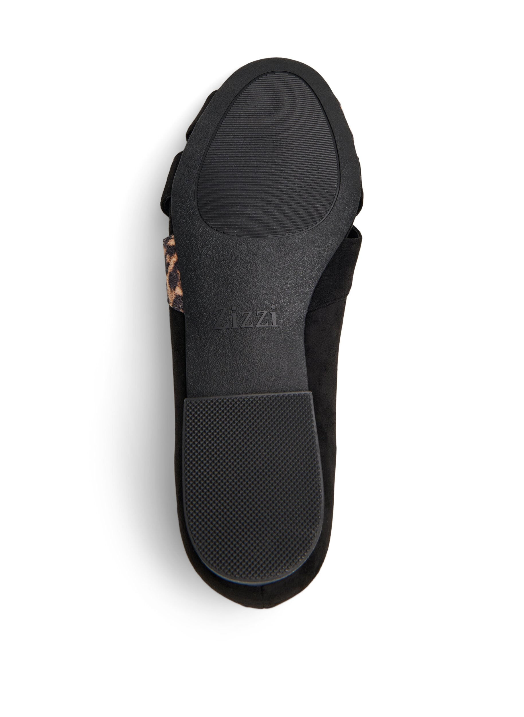 Zizzi Extra-Weite - Spitze Ballerinaschuhe, Schwarz, Packshot image number 4