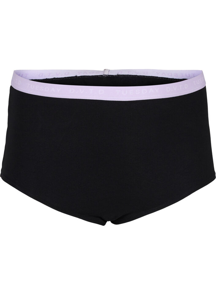 7er-Pack Hipster aus Baumwolle mit Wochentagen, Multi Pastel Pack, Packshot image number 3