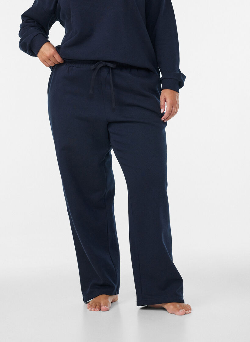 Sweathose mit Taschen, Blau, Model image number 2