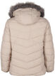 Kurze Steppjacke mit Kapuze, Beige, Packshot image number 1