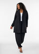 Lange Blazer mit Taschen, Schwarz, Model image number 1