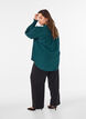 Bluse mit R&uuml;schenkragen und Raffung, Gr&uuml;n, Model image number 2