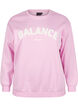 Sweatshirt mit Frottee-Schriftzug, Pink, Packshot image number 0