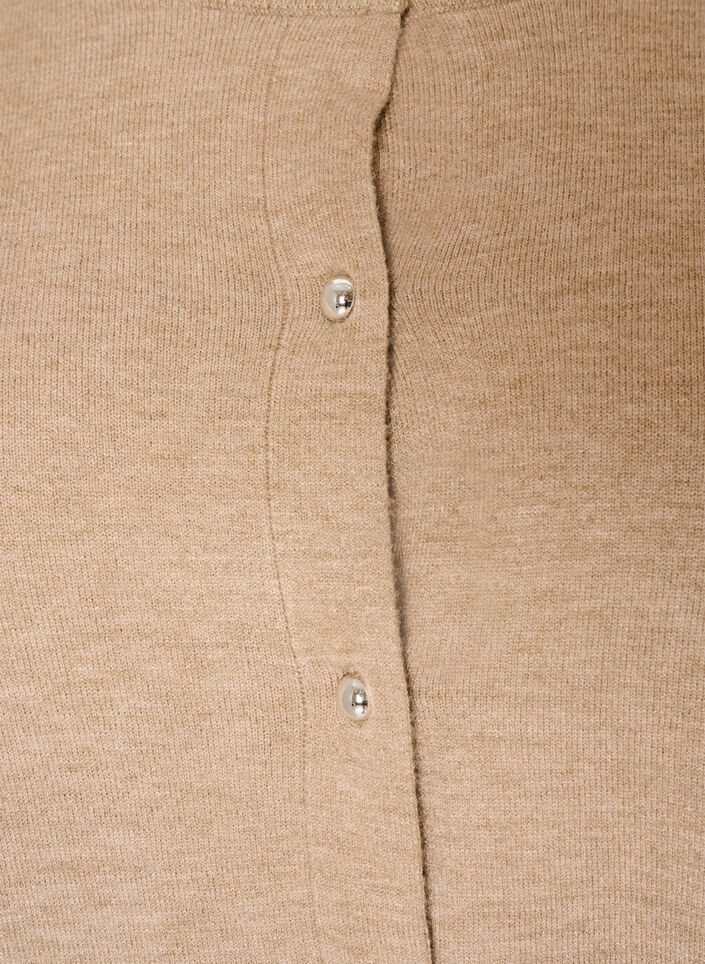 Cardigan mit runden Kn&ouml;pfen, Beige, Packshot image number 2