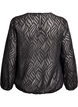 Bluse aus Chiffon mit Strukturmuster, Schwarz, Packshot image number 1