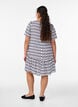 Kleid aus Viskose mit Schnittlinie, Blau, Model image number 2