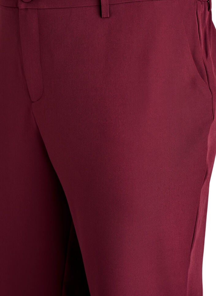 Hose mit Taschen und geraden Beinen, Rot, Packshot image number 2