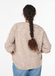 Cardigan mit Schleifenkn&ouml;pfen und Ajourmuster, Beige, Model image number 2