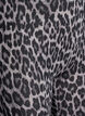 Viskose Leggings mit Leopardendruck, Grau, Packshot image number 2