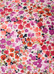 Gebl&uuml;mtes Kleid aus Baumwolle mit R&uuml;schen und V-Ausschnitt, Pink, Packshot image number 2
