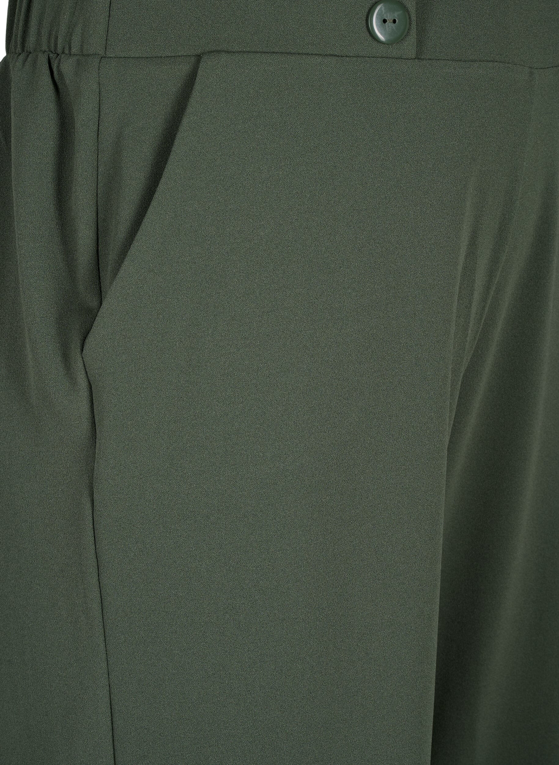 Zizzi7/8-Hose mit lockerer Passform, Gr&uuml;n, Packshot image number 2