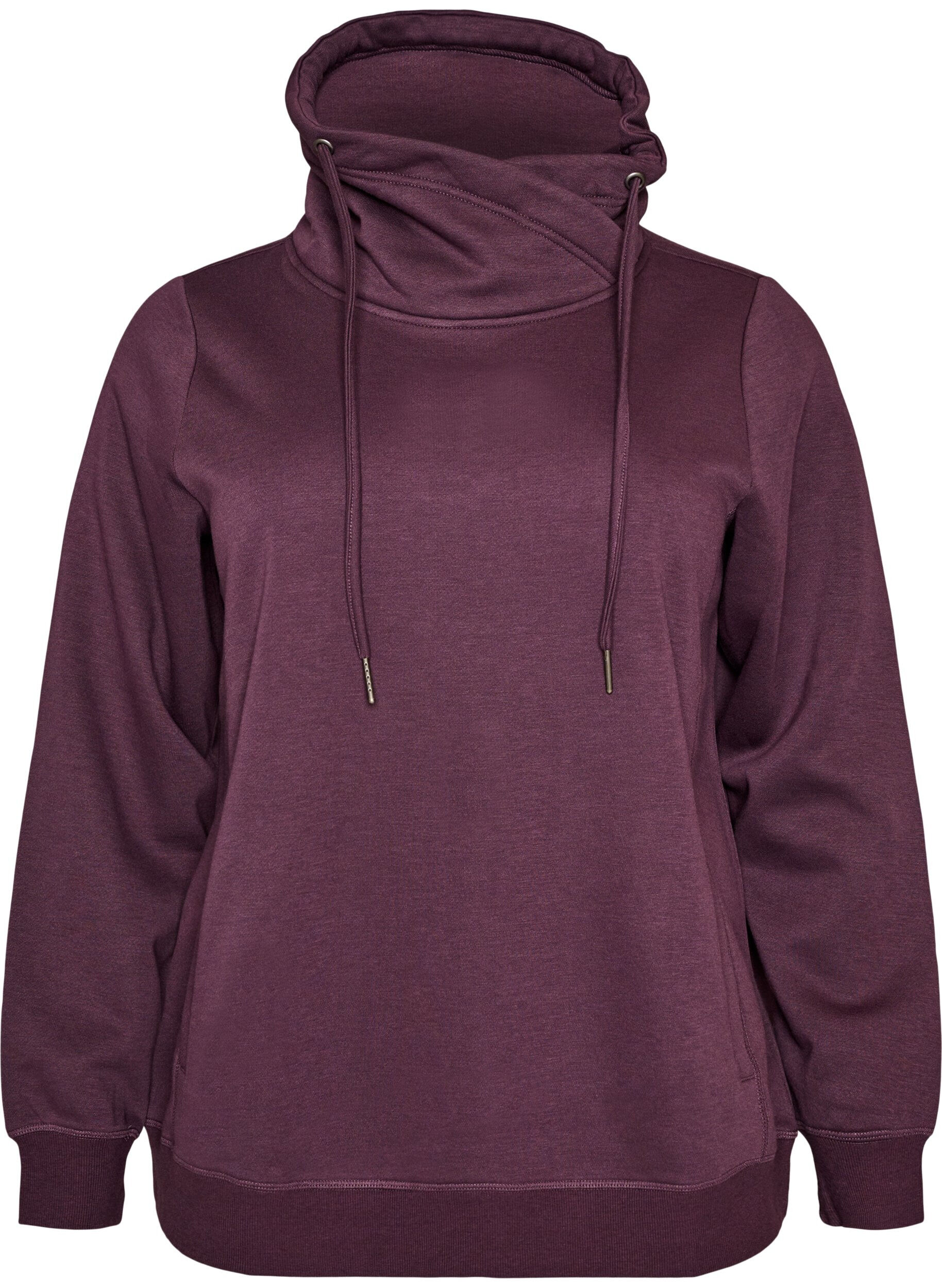 FLASH - Sweatshirt mit Stehkragen und Taschen