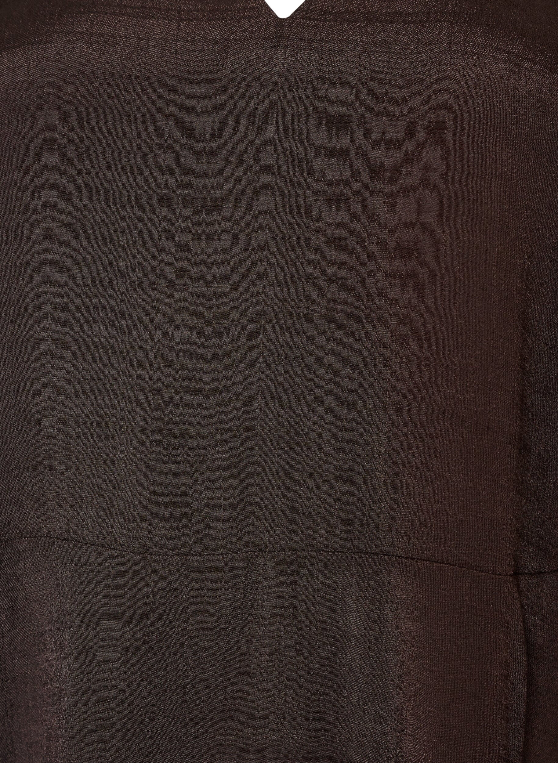 ZizziA-Linien-Kleid mit gestuften R&uuml;schen, Braun, Packshot image number 2