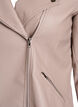 Bikerjacke aus Kunstleder, Grau, Packshot image number 2